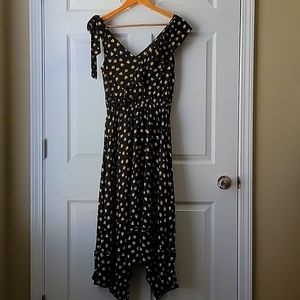 Who what wear, size: xs, black & yellow flower 🌻